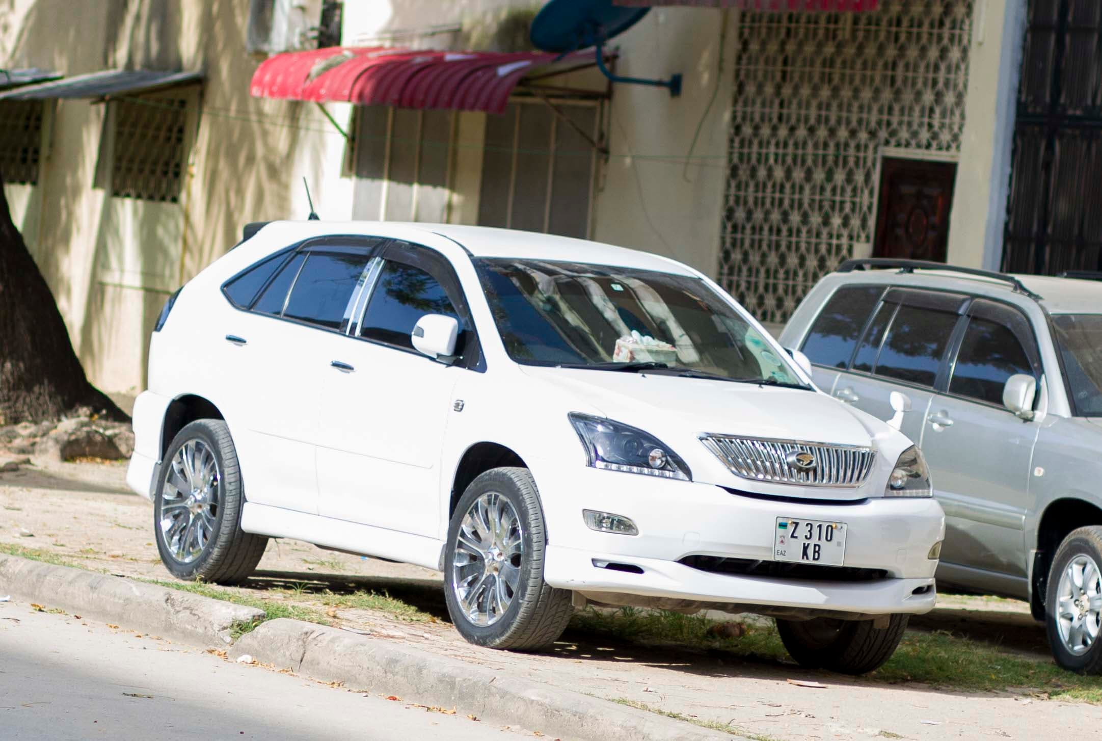 Toyota Harrier for car rental in Zanzibar